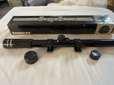 Tasco RF4X15 Rimfire Rifle Scope 15mm 4x15 mm Reticle With Box. $15. O.B.O.
