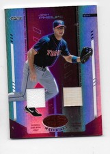 2004 Leaf Certified Materials Red Mirror Combo Relics /250 Josh Phelps #111