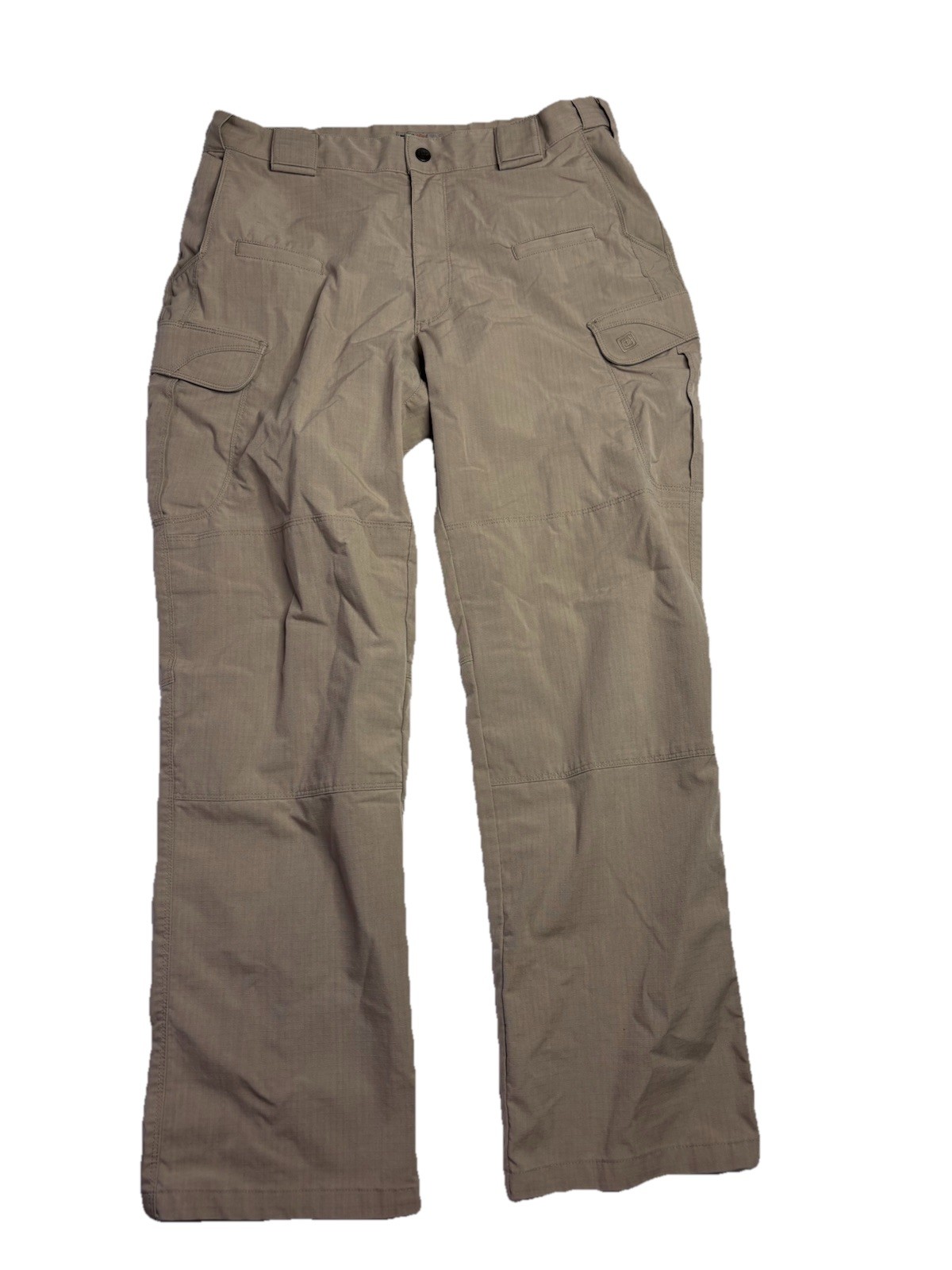 5.11 Tactical Mens Tan Ripstop Cargo Pants 34W x 32L Mid Rise Work Utility