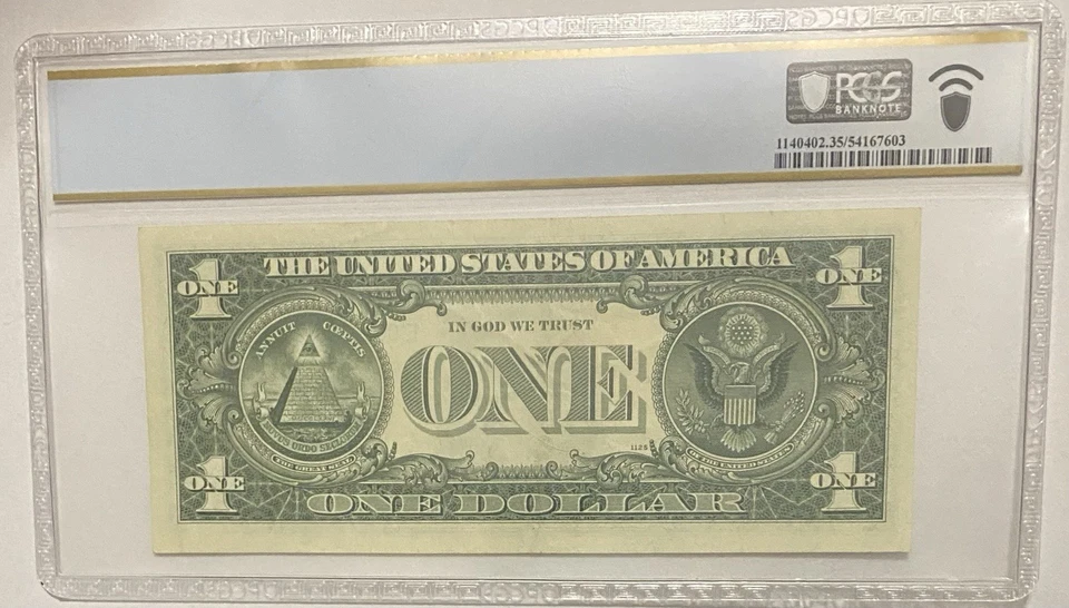 1963 $1 Joseph Barr Note PCGS CHOICE VF 35 Nice Collectible Rare - Image 2 of 2