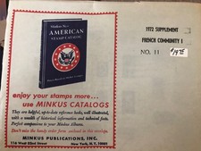 Minkus French Community 1972 Supplement part 1. #11