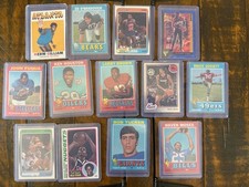 Lot of 13 Basketball & Football Sports Cards Various Years See Photos