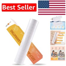 Crystal Clear Self-Adhesive Vinyl Roll - 12"x30FT for Long-Lasting Protection