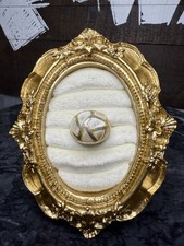 Vintage Sterling Silver 925 Mother of Pearl Statement Ring Size 5 