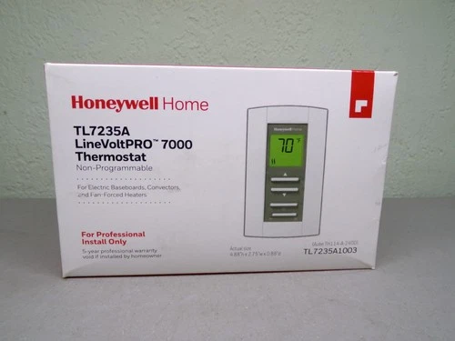 HONEYWELL TL7235A LINEVOLTPRO 7000 THERMOSTAT TL7235A1003