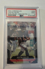 2021 Chronicles Score Update #403 Justin Fields Gem Master 1/1 PSA 9 RC