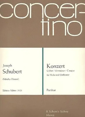 Joseph Schubert | Concerto C Major (1976) | Partitur | Schott Music