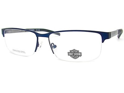 Harley Davidson Lesebrille +0,75 bis +3,50 halbrandlos blau HD00015 091