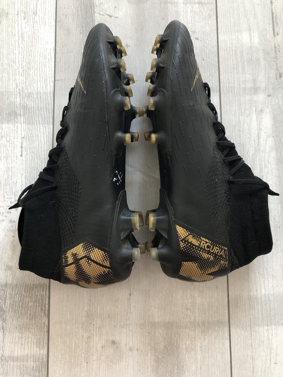 Nike Mercurial Superfly 6 Elite AG Black Gold AH7377-077 US8