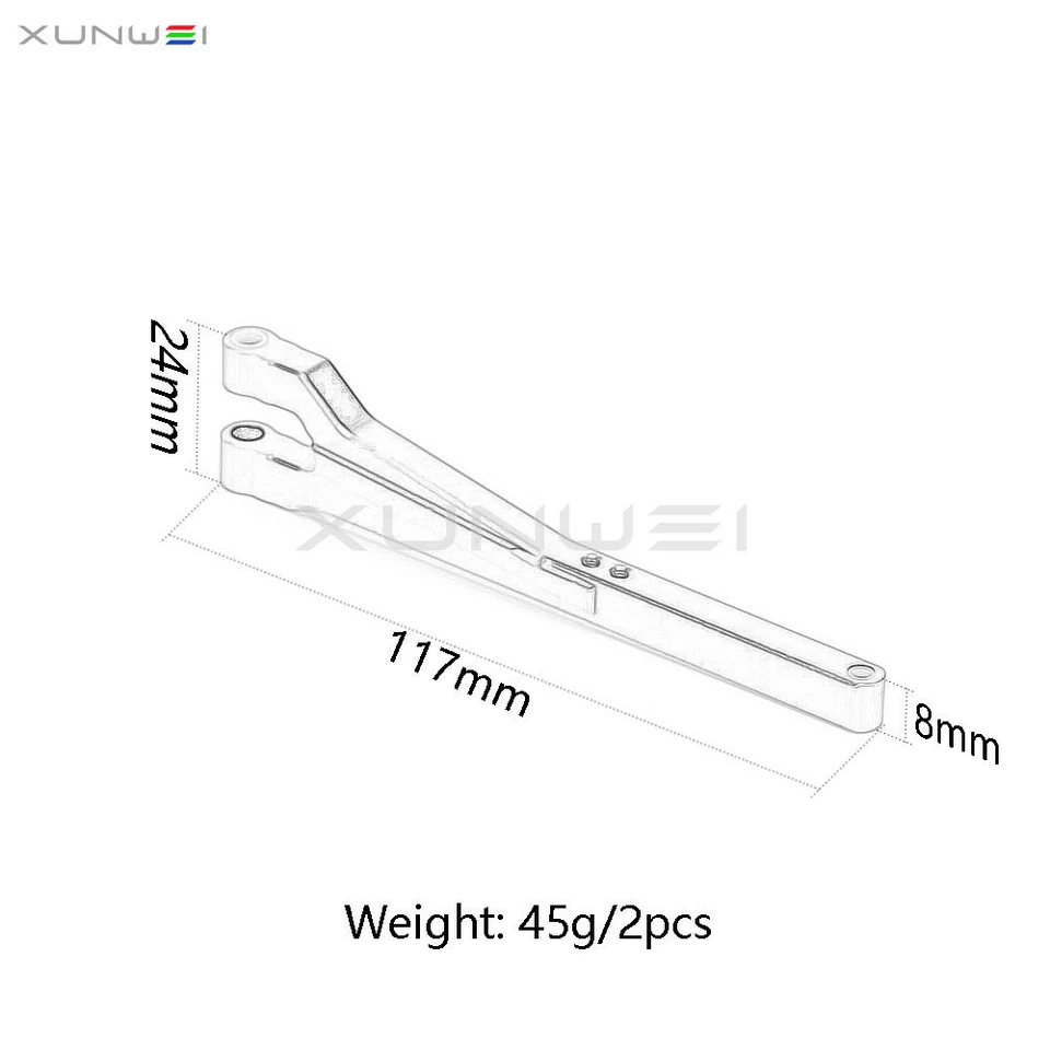#85066 #85067 #85238 Brazo superior ajustable se adapta a HPI SAVAGE Flux X XL SS Super 5SC Foto 3 de 4