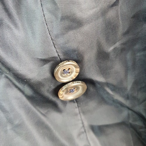Vintage Polo Ralph Lauren Jacket Mens 46R Large Blue Corduroy Blazer 3 Button - Bild 5 von 17