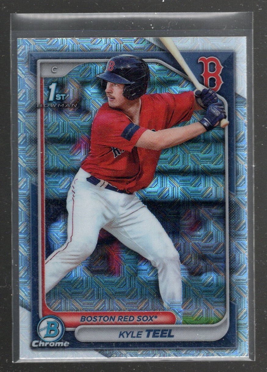 KYLE TEEL 2024 1st Bowman Chrome Prospects MEGA BOX MOJO REFRACTOR #BCP-48