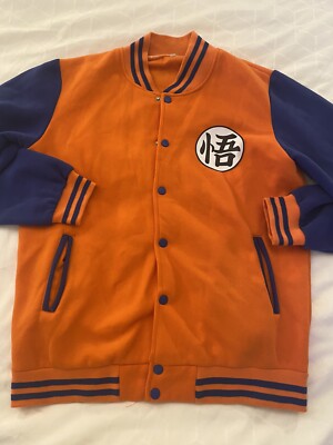Dragon Ball Z Goku Varsity Bomber Jacket | eBay