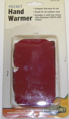 Stansport Solid Fuel Pocket Hand Warmer #628