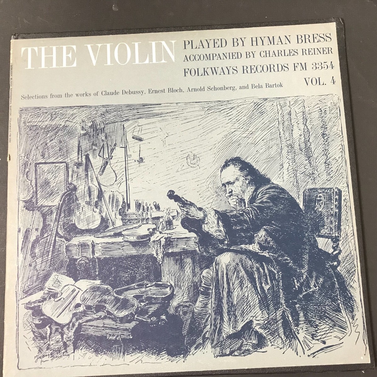 洋書 THE FIDDLE ROSE: Poems 1970-1972 Hyman Bress – The Violin Vol. 4 Folkways Records FM3354 1963