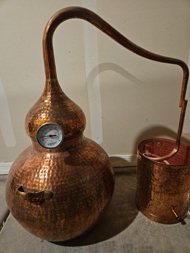 2 sets 5 Gallon Pure Copper Alembic Still for Whiskey, Moonshine, Essential Oils