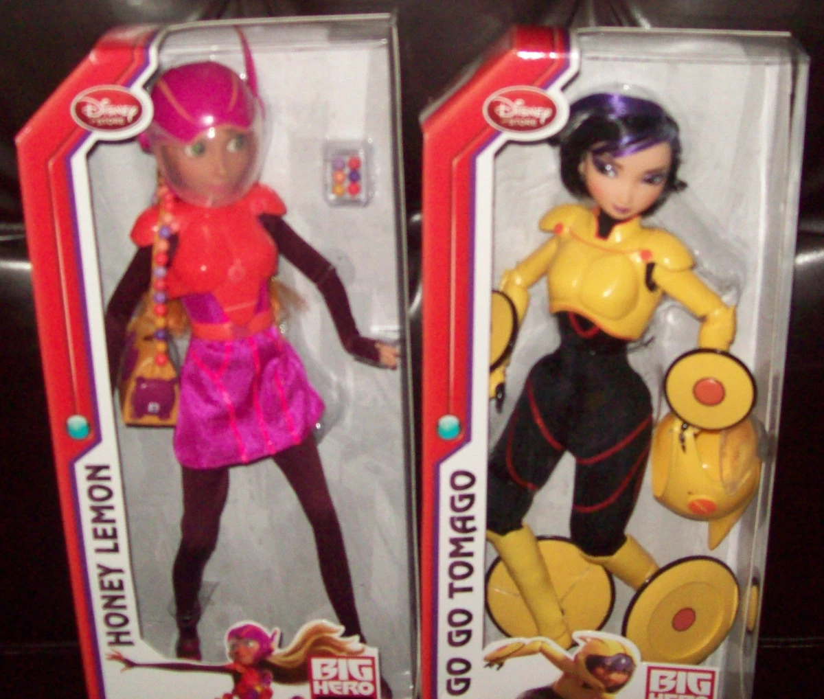 Lot Set of Disney Honey Lemon Doll Go Go Tomago Dolls 11 Big Hero 6 NIB