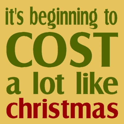#ad It#x27;s Beginning to cost a lot like Christmas REUSABLE STENCIL 8677 U 12quot;X12quot; $11.19