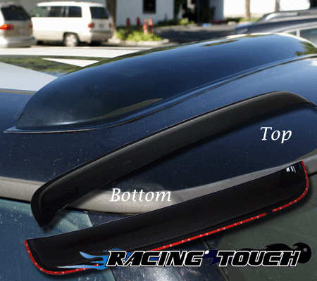 Rain Guards Sun Visor Deflector & Sunroof 5pcs For 92-95-Honda Civic 4Door Sedan - Bild 6 von 7