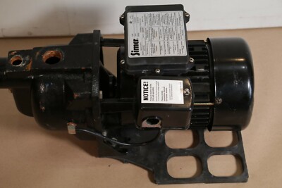 New Simer 2210C 1HP Cast Iron Shallow Well Jet Pump 21GPM PARTS NOT WORKING