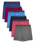3 or 6 Fruit of the Loom Big Men's Cotton Stretch Knit Boxer 2XB-5XB