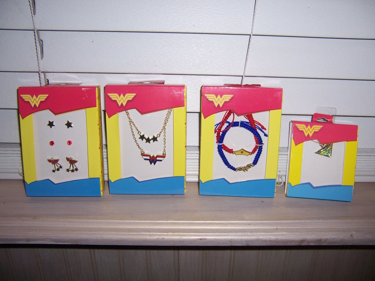 Lot Of Boxes Jewelry WONDER WOMAN AS PICTURED