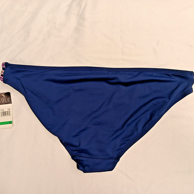 Cole Sz 6 Navy Multicolor Bikini FULL COVER swim bottom NWT | eBay