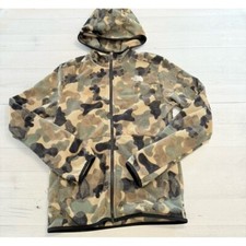 The North Face kids camo fleece zip up jacket XL 14/16