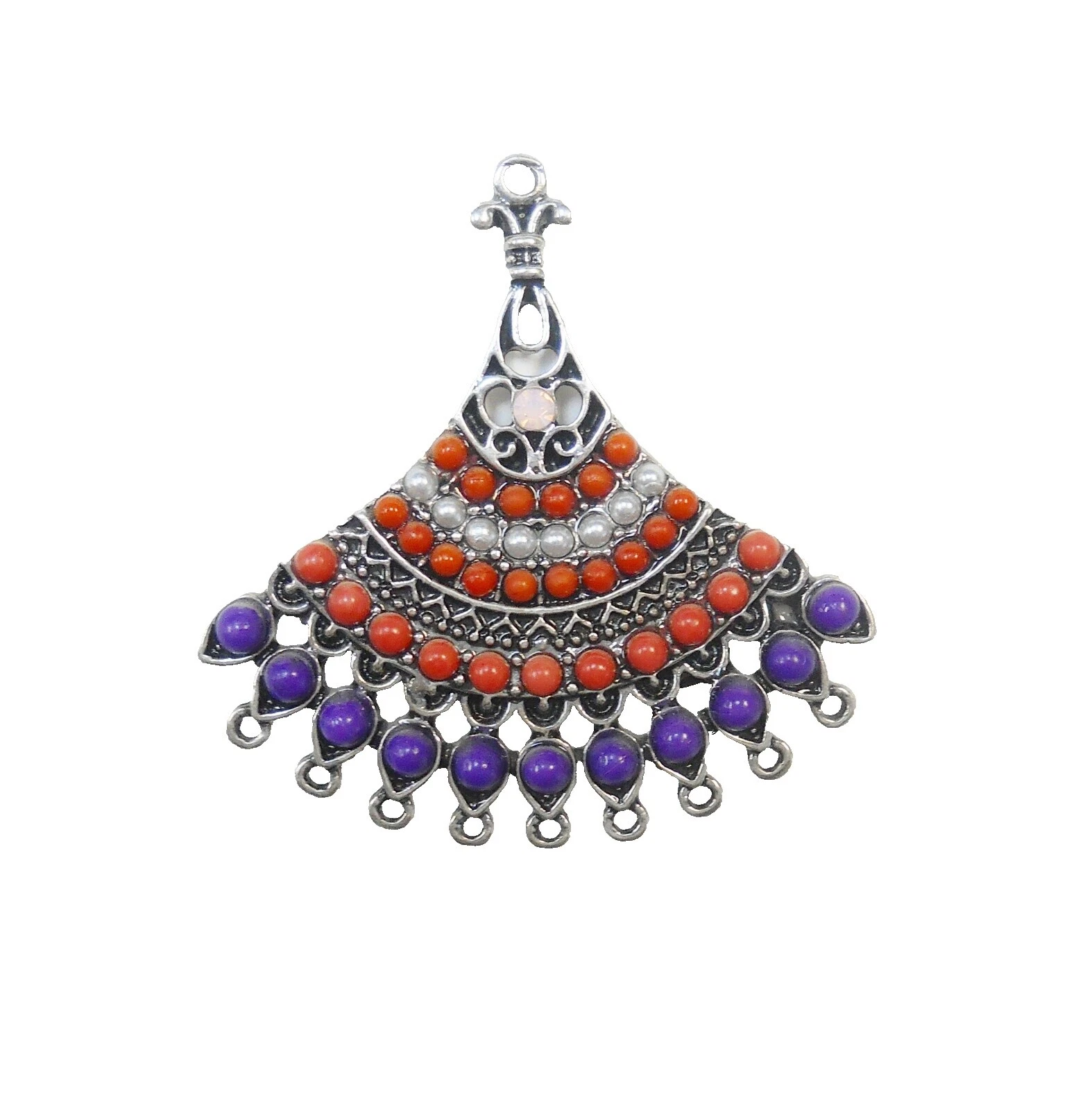 Mixed Metals Multicolor Jewelry Making Pendants