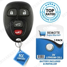 Replacement for Chevy Tahoe Traverse Remote Car Keyless Entry Key Fob 4b Suv
