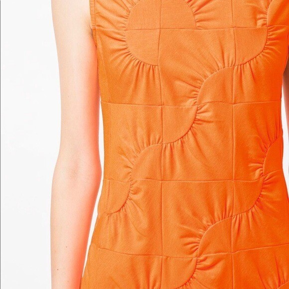 Coperni Orange cotton-blend patchwork embroidered… - image 2