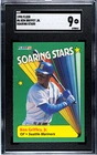 KEN GRIFFEY JR 1990 FLEER SOARING STARS SGC 9 PERFECTLY CENTERED