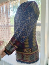 PERUVIAN CONNECTION 100 Alpaca Hand knit Sweater. Excellent Condition Size S