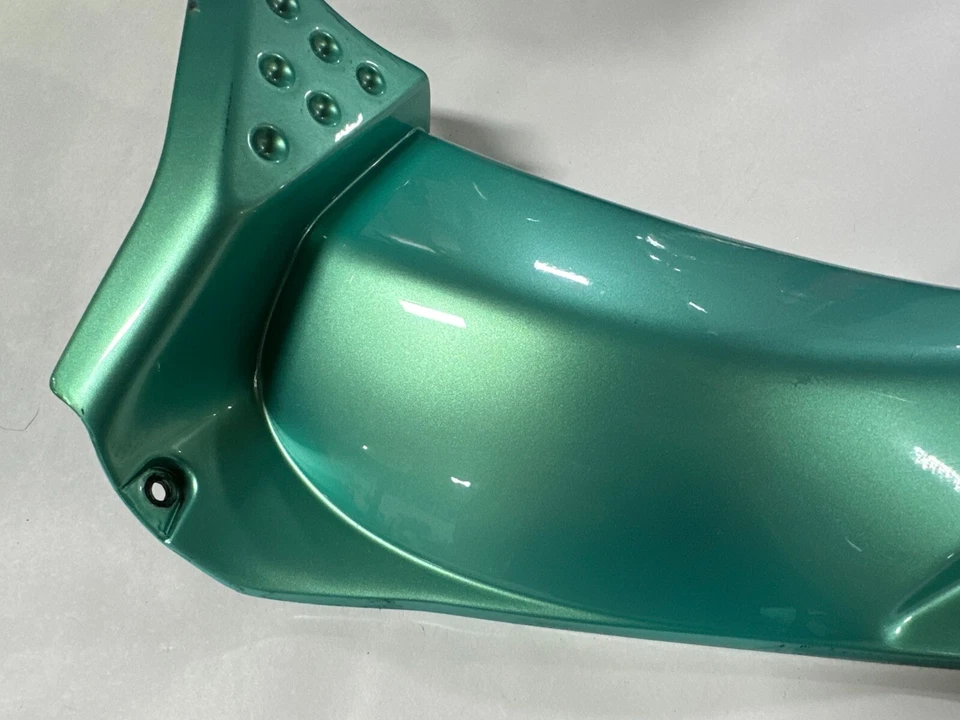 2006 - 2011 KAWASAKI NINJA ZX-14 LEFT RAM AIR DUCT COVER SEAFOAM GREEN - Image 3 of 4