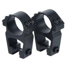 1 inch Height See-Through Scope Ring Mounts Fits Dovetail Rails Set of 2 PACKS