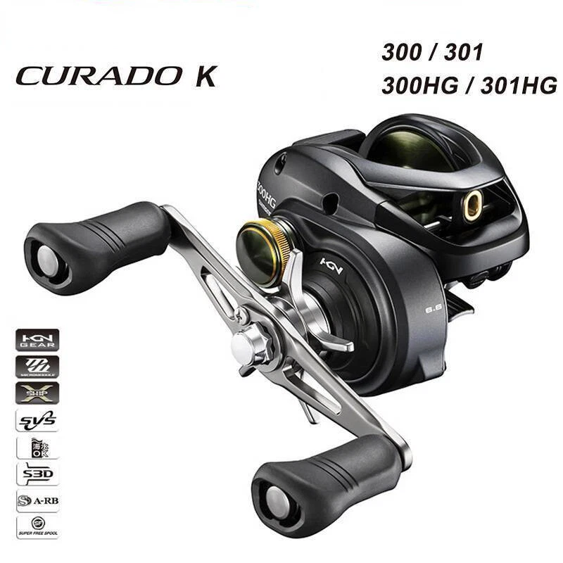 2020 Shimano CURADO K Baitcasting Fishing Reel 6BB 10kg Max Drag Saltwater Reel - Image 2 of 4