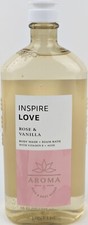 Bath  Body Works Inspire Love Rose  Vanilla Body Wash 10fl.oz.