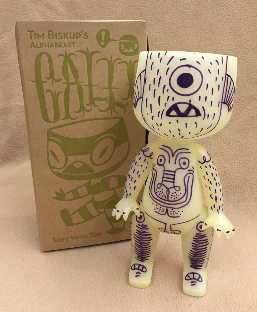 Tim Biskup Calli Alpha beast2005年 限定1000 Tim Biskup SIGNED 9