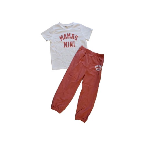 NEW Shein Girls 2 Piece T-shirt & Sweatpants Outfit Size 100 US 3T Mama's Mini