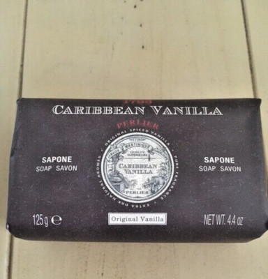 NEW & RARE Perlier ORIGINAL CARIBBEAN VANILLA 4.4 Ounce Soap Bar-Buy More & Save
