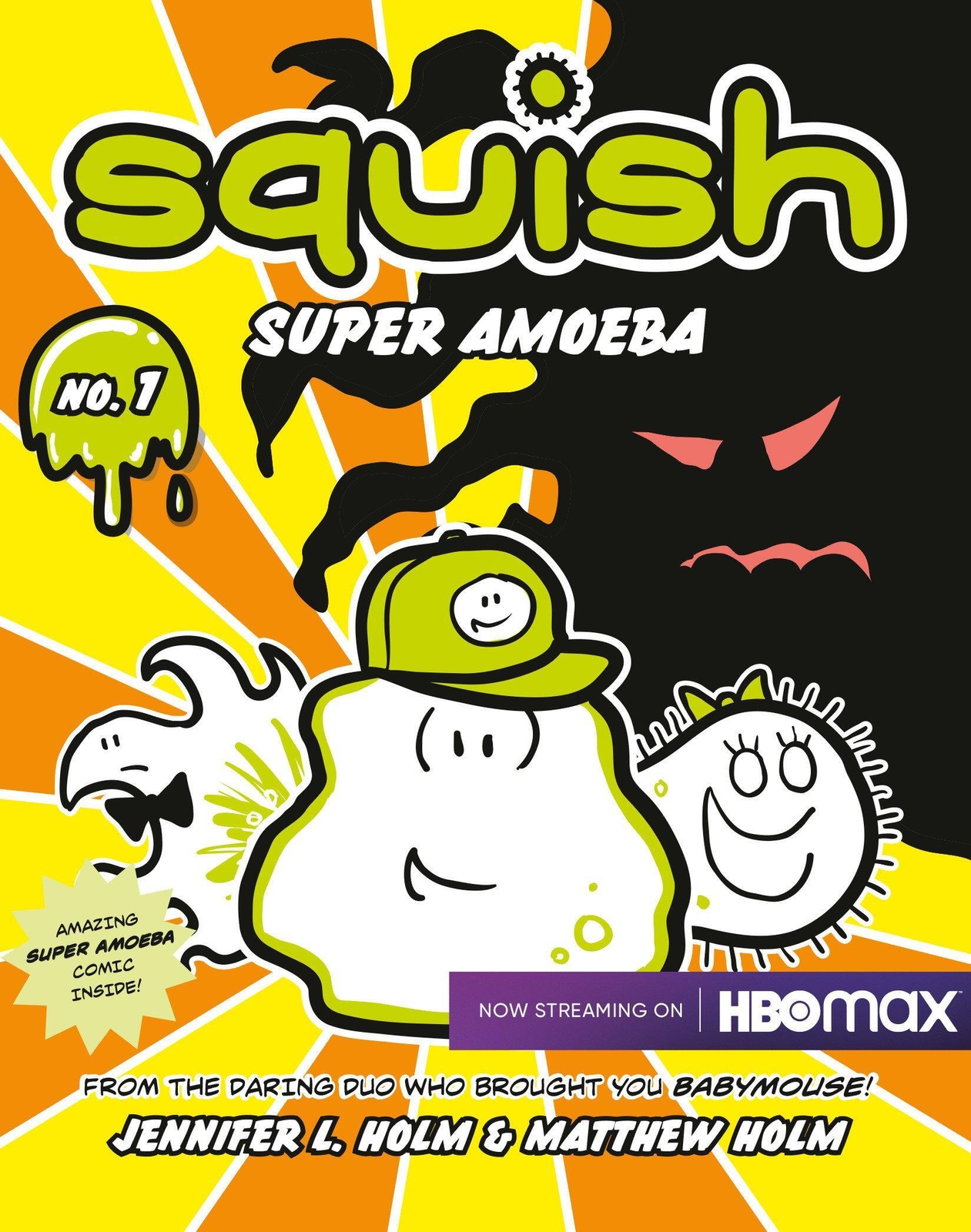 Thumbnail - Squish: Super Amoeba | Jennifer L Holm (u. A.) | Englisch |