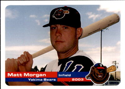 2003 Yakima Bears Grandstand #22 Matt Morgan Orosi California ...