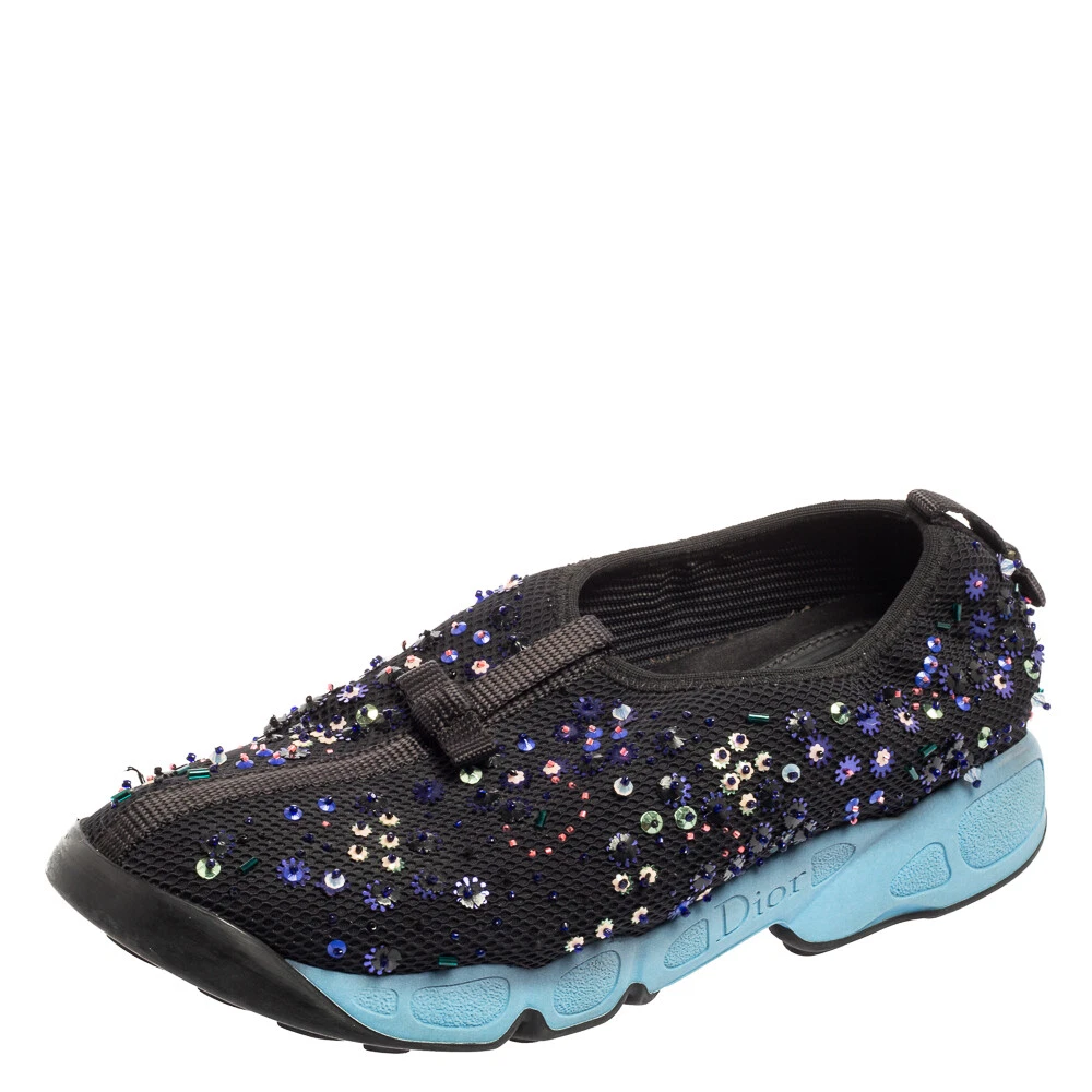 Baskets Dior noires maille fusion pointure 37,5