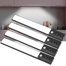 Motion Sensor Cabinet Light 4 Pack 4200 Mah Battery Operated Rechargeable Closet