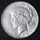 1934-D "High Grade" Peace Silver Dollar $1- COINGIANTS -