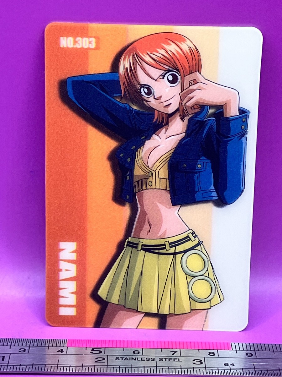 Nami 303 One Piece King of Pirates Gummy Card 3D 2005 BANDAI TCG