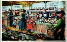 Postcard - The "Dutch Country" Market