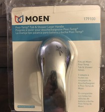 Moen 179100 Posi-Temp Tub Shower Lever Handle Kit Chrome
