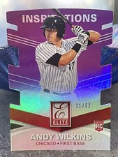 Andy Wilkins 2015 Panini Elite Inspirations Die-Cut /62 #18 Auto