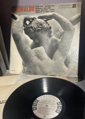 Gesualdo Rare Lp Huxley booklet 6 Eye Promo  Renaissance DG EX, VG